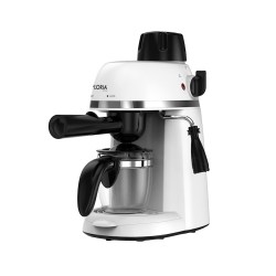 Espressor floria zln9359 alb, putere 800w, presiune de 3.5 bari, usor de curatat