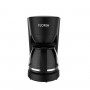 Aparat de facut cafea floria zln9273 negru, putere 600w, oprire automata, vas de 1.2 litrii