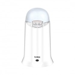 Rasnita electrica floria zln3086 alb putere 200w, capacitate 60 gr, cuva otel inoxidabil,