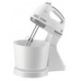 Mixer cu bol floria zln-7577 alb, 7 viteze, bol plastic 2 litri, putere 150w, alb