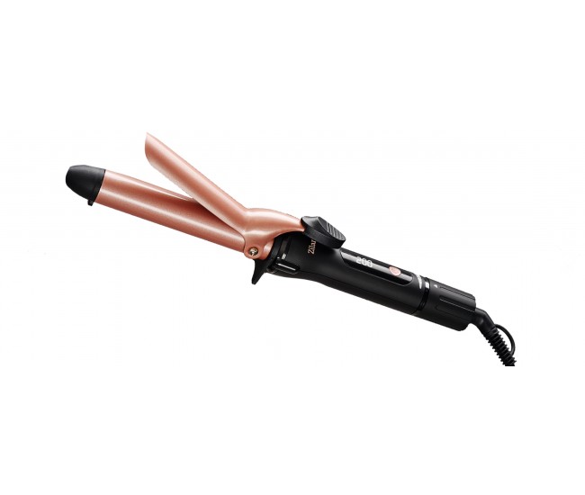 Ondulator de par zilan zln9532 cu clips , negru/roz, diametru 25mm, putere 30w