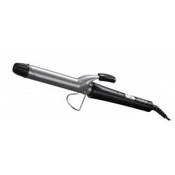 Ondulator de par floria zln9464 cu clips, diamentru de 25mm, temperatura maxima de 200 grade, 40w, negru