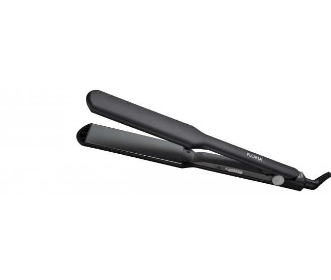 Placa de par floria zln9440 pentru indreptat, temperatura maxima de 200 grade, 62w, negru