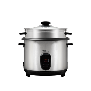 Aparat de gatit zilan zln9570 2 in 1 pentru gatit orez si alimente la abur, capacitate 1.5l, 500w, sistem anti-alunecare