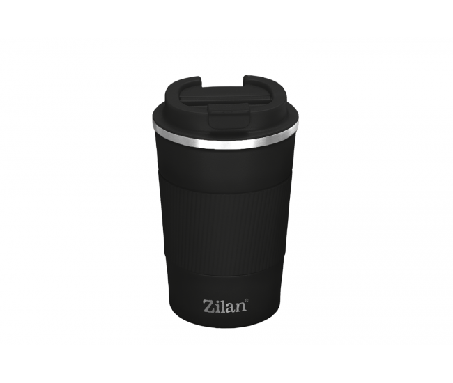 Cana de cafea zilan zln9922 termos, capacitate 510ml, interior din inox, pereti dublii, negru