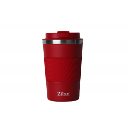 Cana de cafea zilan zln9924 termos, capacitate 510ml, interior din inox, pereti dublii, rosu Cana de cafea zilan zln9924 termos, capacitate 510ml, interior din inox, pereti dublii, rosu