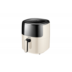 Friteuza air fryer zilan zln9984, 1500w, 5l, display led touch, 12 programe, fereastra vizualizare, crem