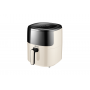 Friteuza air fryer zilan zln9984, 1500w, 5l, display led touch, 12 programe, fereastra vizualizare, crem