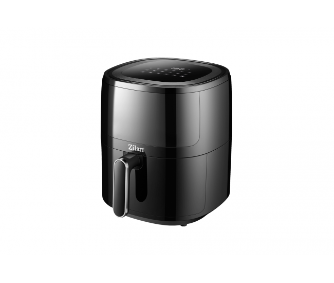 Friteuza air fryer zilan zln9983, 1500w, 5l, display led tactil, 12 programe, fereastra vizualizare
