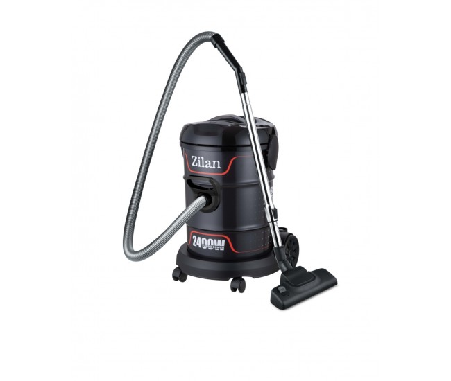 Aspirator turbo zilan zln2006 - putere 2400w, capacitate 21 l, fara sac, functie suflare