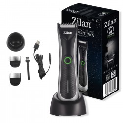 Aparat de tuns profesional zilan zln8849 - trimmer universal corp/ barba/ cap, rezistent la apa ipx5, baterie li-ion 60min