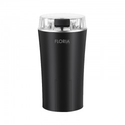 Rasnita de cafea floria zln2396, putere 350w, capacitate 250ml, 60g, lame din otel inoxidabil, negru