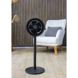 Circulator aer cu picior zilan zln2556, putere 65w, 3 trepte de viteza, diametru grilaj 27 cm, inaltime reglabila