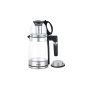 Set fierbator electric+ceainic floria zln1757 cu infuzor pentru ceai, putere 1500w, capacitate 1.8l+1.2l, sticla