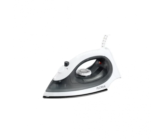 Fier de calcat cu abur floria zln3850, temperatura reglabila, talpa din aluminiu, putere 1300-1500w