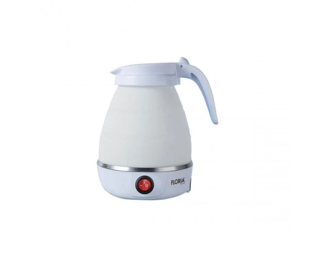 Fierbator pliabil floria zln4116 pentru voiaj, putere 600w, capacitate 600ml, protectie la supraincalzire, baza din inox si carcasa din silicon durabil