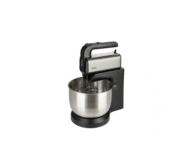 Mixer de mana zilan zln2952 cu bol rotativ din inox 3.5l, 5 trepte de viteza + turbo, putere 500w