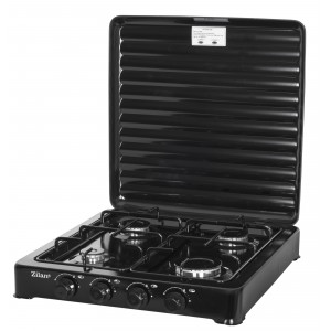 Aragaz 4 ochiuri zilan zln7079,negru alimentare gpl butelie,