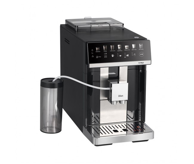 Espressor automat cu rasnita incorporata zilan zln9000, rezervor apa 1.8l, recipient boabe 250g, putere 1450-1725w