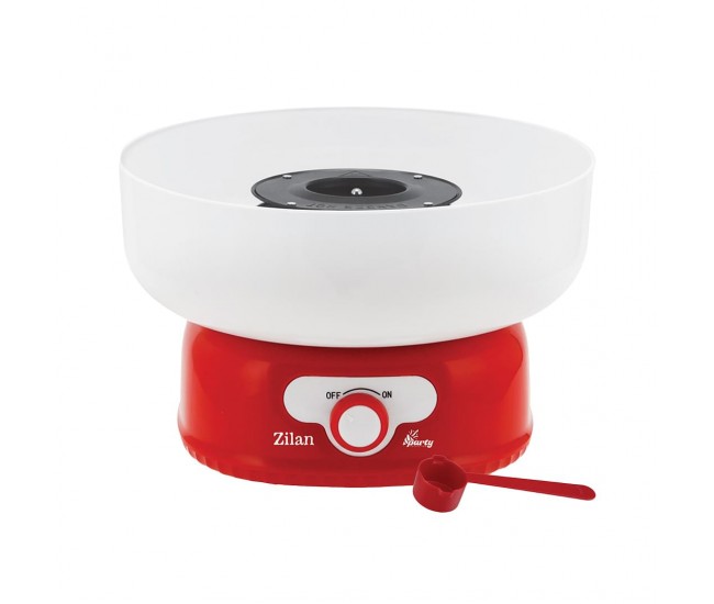 Aparat pentru vata de zahar zilan zln5111 party series, 450w, rosu - vata de zahar in doar 5 minute!