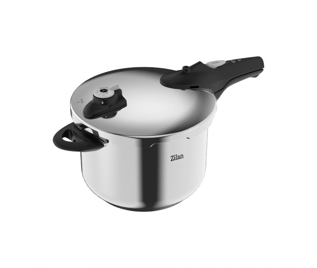 Oala sub presiune zilan safeplus zln5304, 6 litri, inox, compatibila cu inductie
