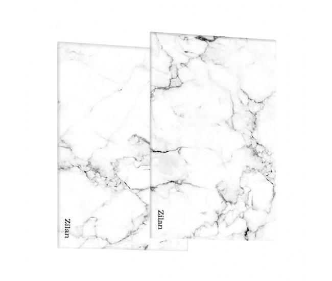 Set 2 tocatoare de bucatarie din sticla securizata zilan zln4838 – 30x52 cm, suprafata neteda, picioruse antiderapante