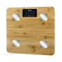 Cantar de baie digital zilan zln9008 bambus, 180 kg, aplicatie bluetooth okok