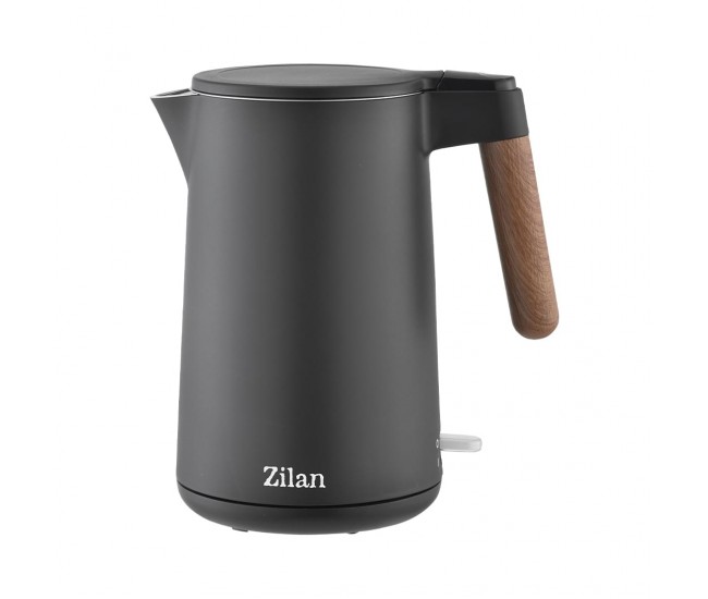 Fierbator electric zilan zln5427, 1.5 l, 2200 w, cu pereti dubli si baza rotativa 360°