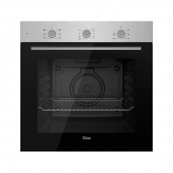 Cuptor electric incorporabil zilan zln6420, 73 l, 6 functii de gatire, grill, negru si inox