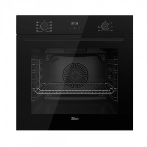 Cuptor electric incorporabil zilan zln6422, 73 l, 8 functii, ventilare turbo, grill, afisaj led, negru