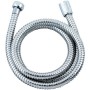 Furtun de duș spiral extensibil zinox zln-7864 - 1.5m, racorduri alamă, finisaj cromat