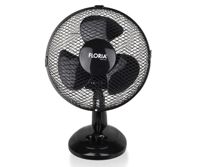 Ventilator de birou floria zln-1211, diametru 26 cm, putere 25 w, 2 trepte de viteza, functie oscilare