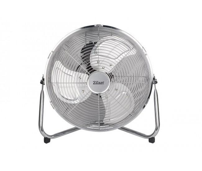 Ventilator inox cu suport zilan zln-2348, putere 50 w, diametru 36 cm, 3 trepte ventilare, unghi de inclinare reglabil