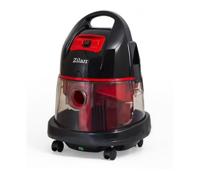 Aspirator zilan zln-8945 rosu cu filtrare prin apa si uscata,2000w