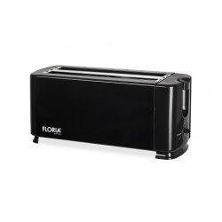 Prajitor paine dublu floria zln-2706 - 4 felii, 1300w, 6 trepte rumenire, negru