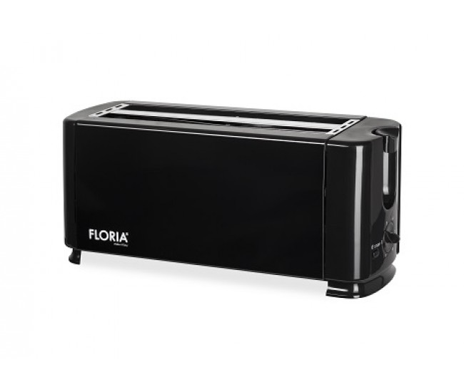 Prajitor paine dublu floria zln-2706 - 4 felii, 1300w, 6 trepte rumenire, negru