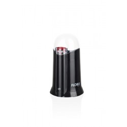 Rasnita electrica floria zln-3086 negru, putere 200w, capacitate 60 gr, cuva otel inoxidabil,