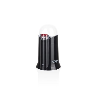 Rasnita electrica floria zln-3087, 200w, capacitate 60g, cuva inox, negru