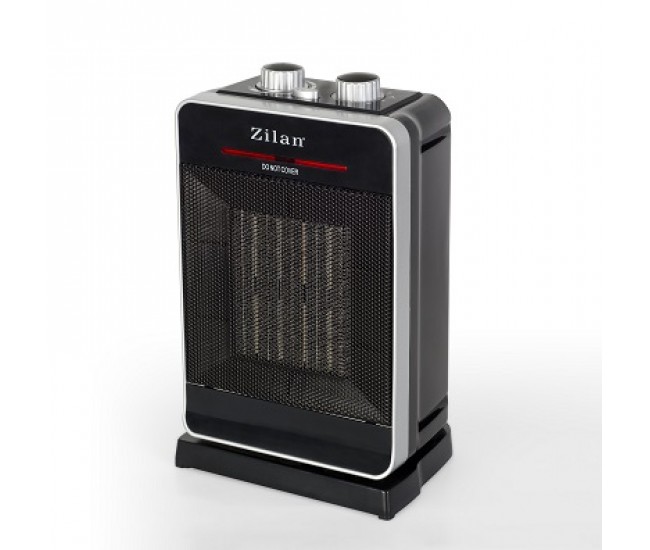 Aeroterma ceramica zilan zln-3215, putere 2000w, 2 trepte de reglare temperatura+aer rece, termostat reglabil, rezistenta ceramica, functie oscilatie, sistem siguranta impotriva rasturnarii si supraincalzirii