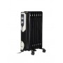 Calorifer electric floria zln-3642,negru 1500 w, 7 elementi, 3 trepte de putere, termostat reglabil, protectie supra-incalzire, indicator luminos, 