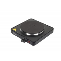 Plita electrica zilan zln-2174, negru1500 w, 26 x 26 x 9.5 cm, 1 arzator, cu 5 trepte de reglaj,