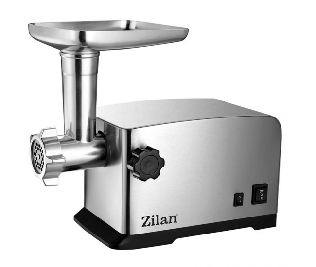 Masina tocat carne zilan zln-2409, 1800 w, functie revers, tava aluminiu, accesorii carnati