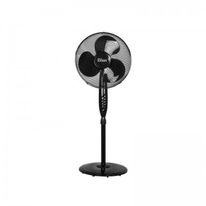 Ventilator cu picior floria zln-2324, negru putere 40w, diametru 40 cm, 3 trepte de viteza, unghi inclinare reglabil,
