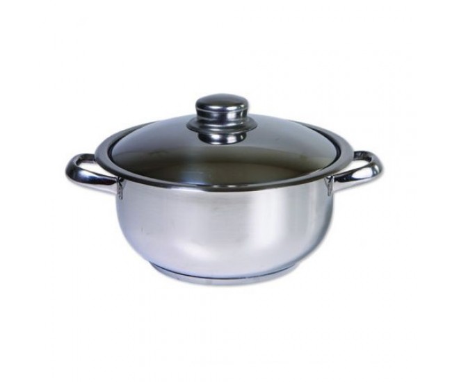 Oala inox cu capac zln-7284, cocinera,diametru 30 cm,capacitate 12 l