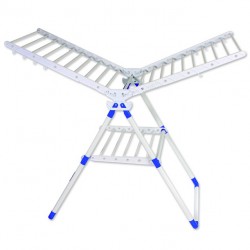 Uscător rufe pliabil zilan marrone zln-6072, 18m suprafață utilă, plastic rezistent, interior/exterior