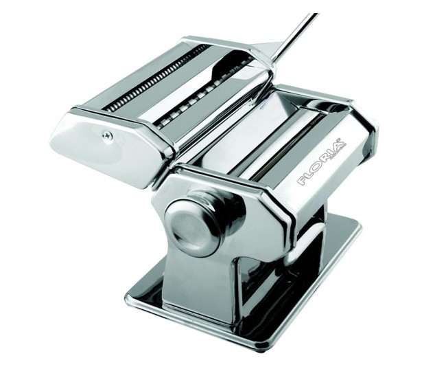 Aparat paste manual floria zln-1129 - 9 trepte grosime, oțel inoxidabil, cu clemă de fixare