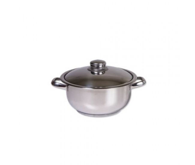 Oala inox cu capac zln-7239, cocinera,diametru 20 cm,capacitate 2l