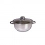 Oala inox cu capac zln-7239, cocinera,diametru 20 cm,capacitate 2l