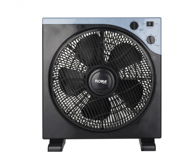 Ventilator de pardoseala floria zln-2355 - 40w, timer 60min, 3 viteze, unghi reglabil