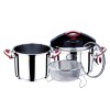 Set oale sub presiune din inox 5 piese zilan zln-0030, capacitate 4 si 6 litri